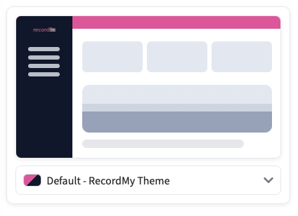 Customisation options